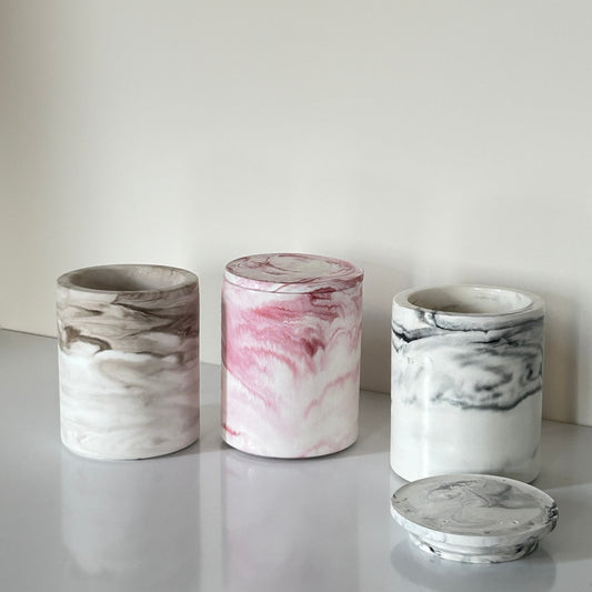 Large Marbled - Candle